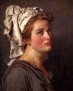 Jacques-Louis David Louis David Portrait Of A Young Woman In A Turban Sweden oil painting artist